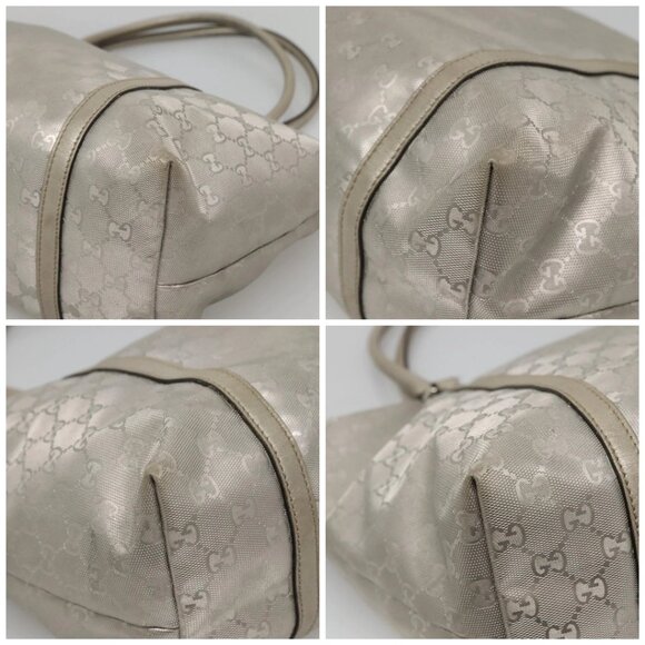 GUCCI GG implementation Tote Bag Silver 197953 Auth 134533 - Picture 16 of 16